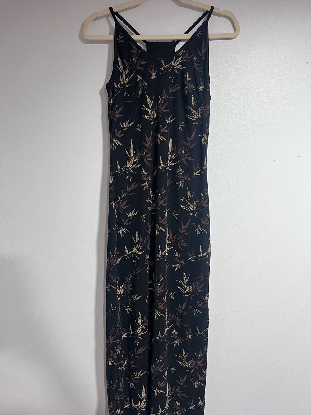 Black Floral Print Dress